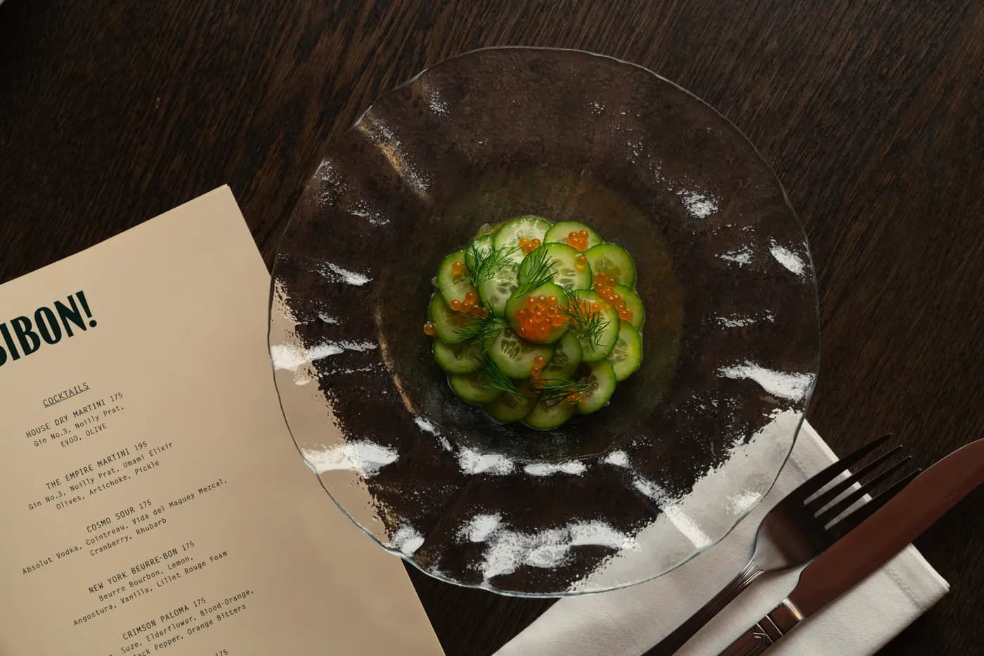 Gurksallad med rom och dill